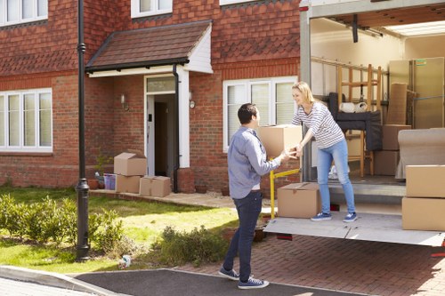 Removal van for residential and office relocations in Merton