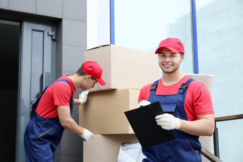 Commercial moving van support for businesses in Merton