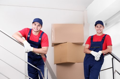 Local movers handling a residential move in Merton