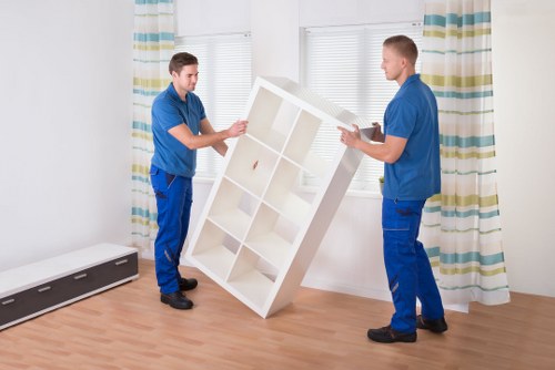 Careful packing and furniture loading for a Merton house move